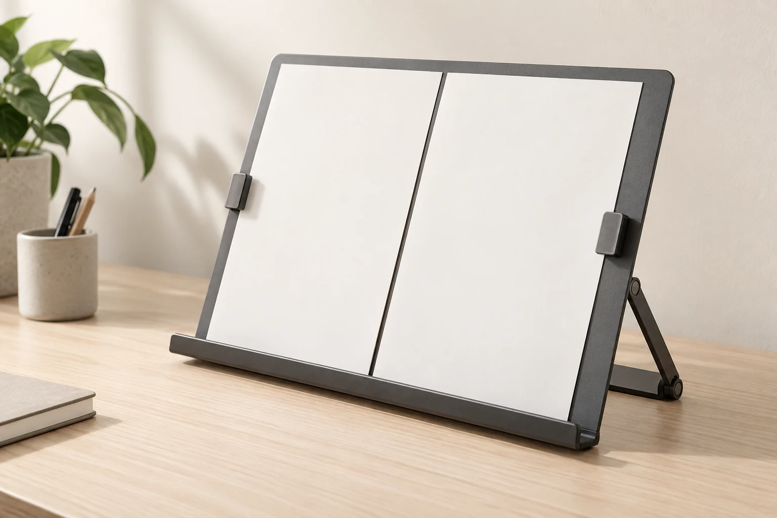 Fold-flat Document Holder